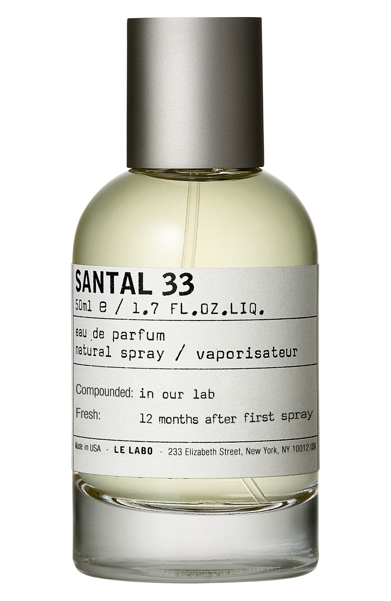Le Labo Santal 33 bottle